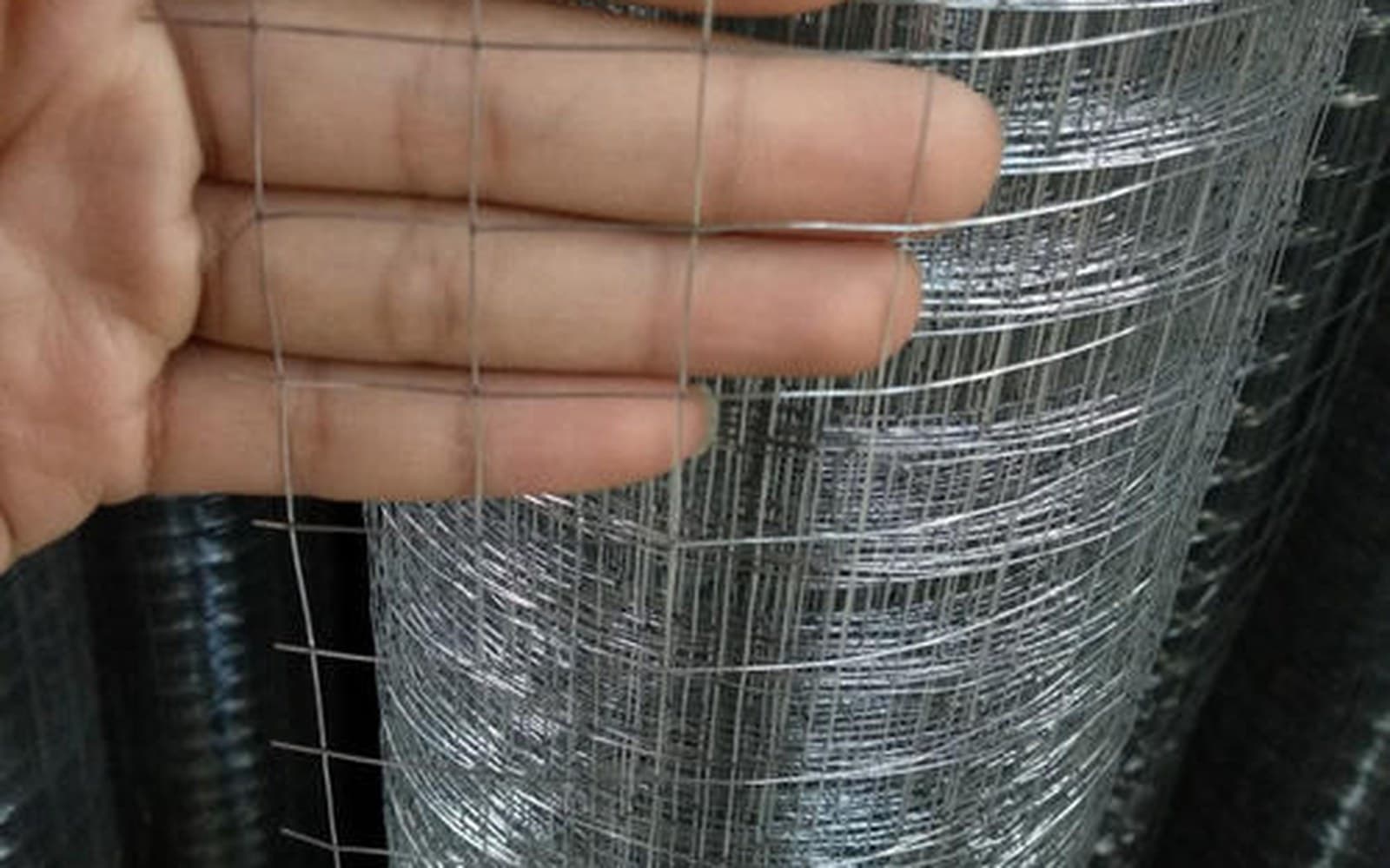 Welded mesh panels prepared for review