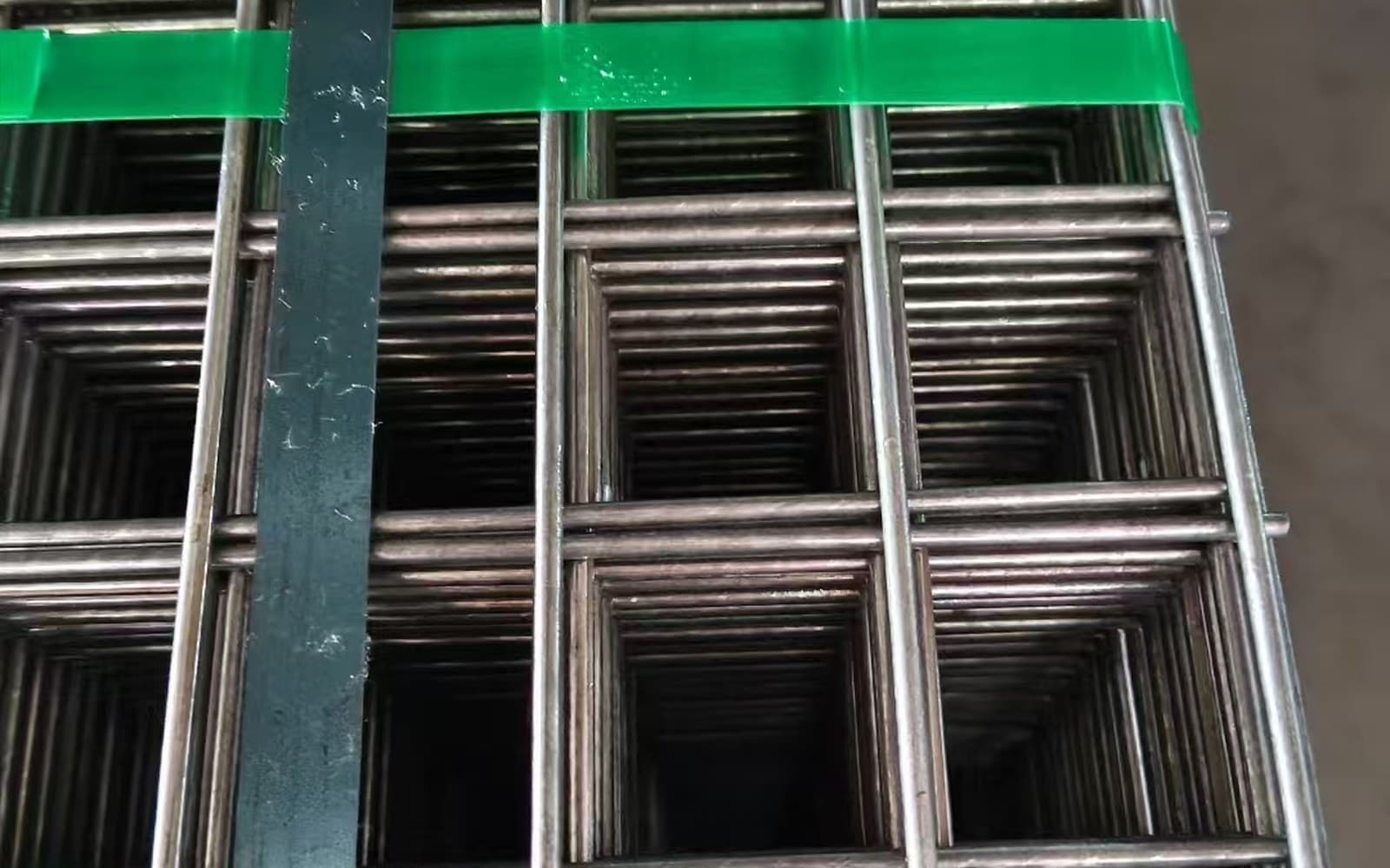 Fabricated welded mesh ready for forming
