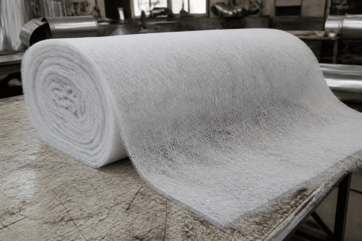 Primary Air Filter Media in a realistic industrial setting