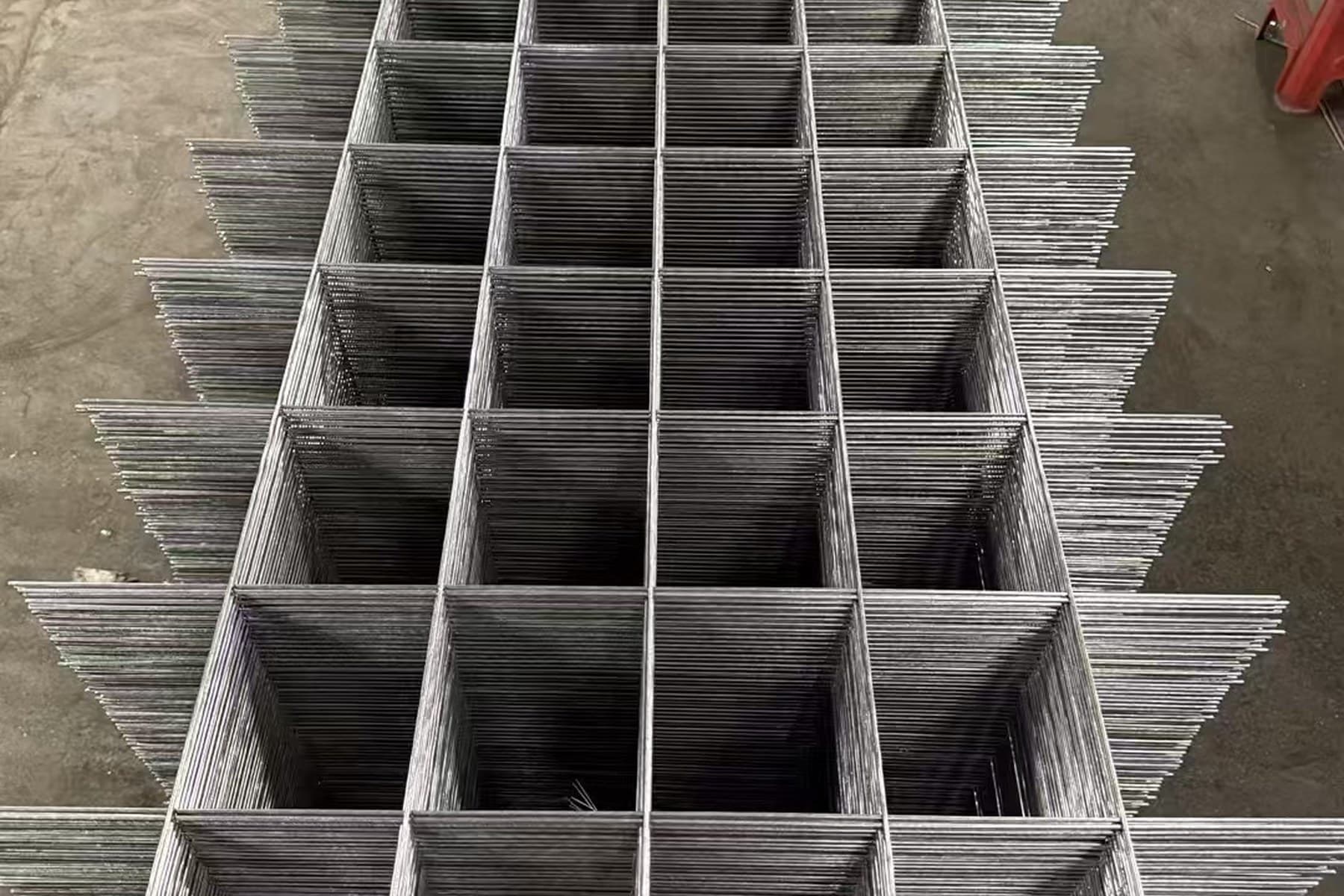 Reference photograph for Fabricated mesh panels for a plant service area