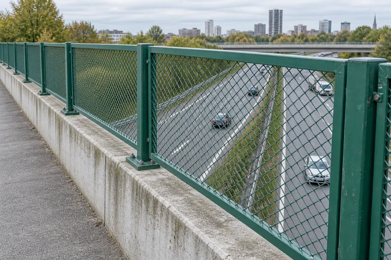 BOHANG reference image for Bridge Anti-Throwing Mesh Fence