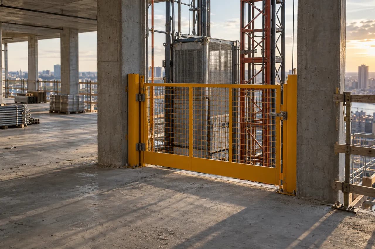 BOHANG reference image for Construction Hoist Safety Gate