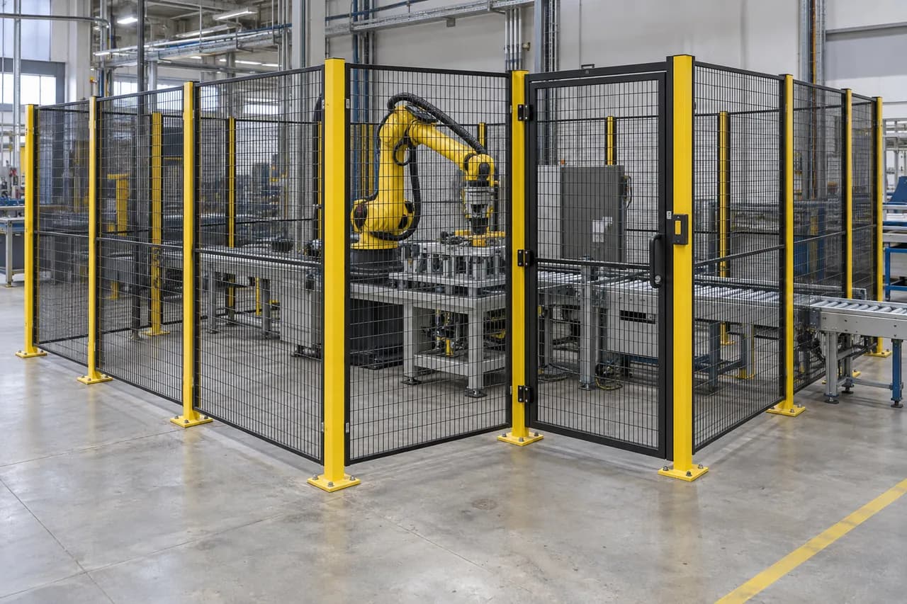 BOHANG reference image for Robotic Cell Safety Fence