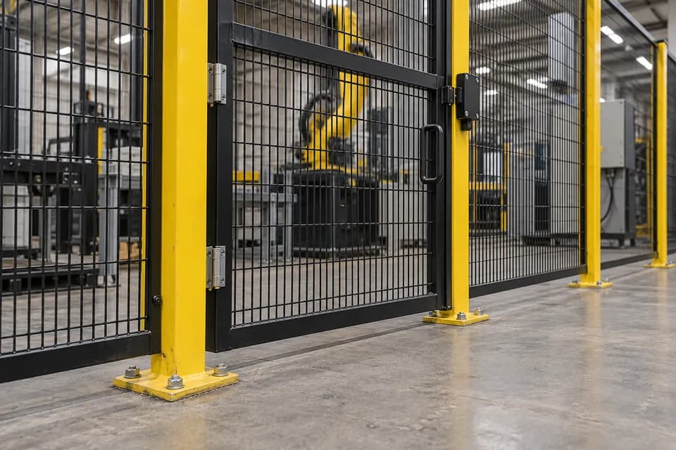 BOHANG reference image for Robotic Cell Safety Fence