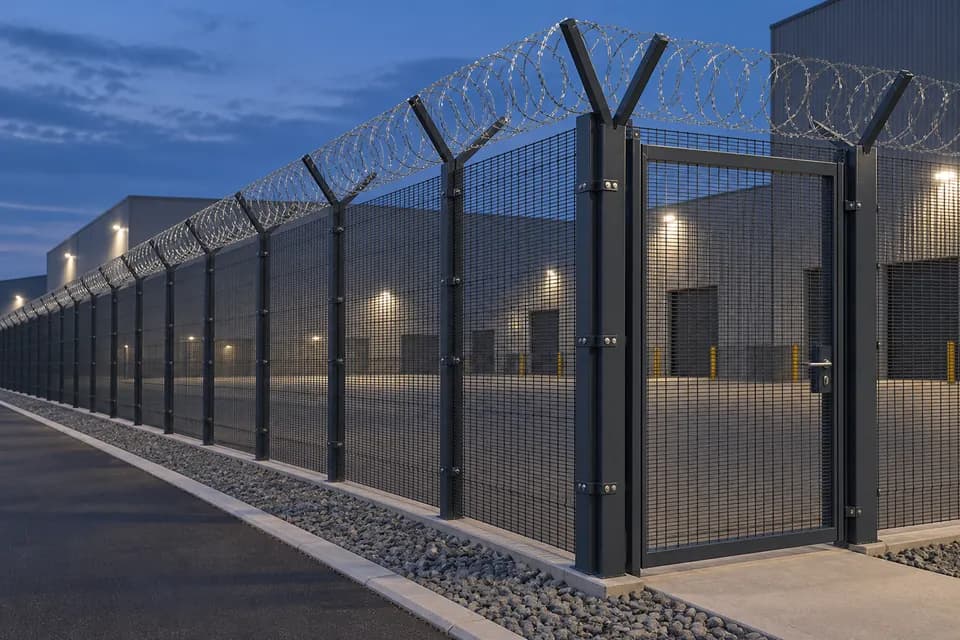 BOHANG reference image for Industrial perimeter fence upgrade