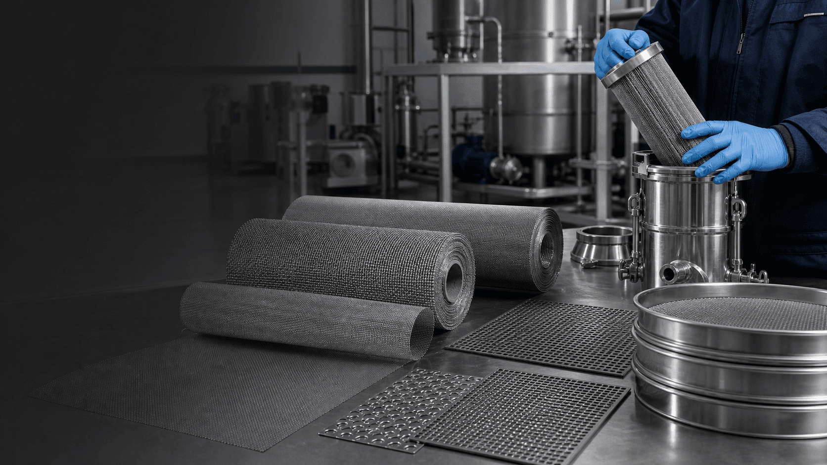Reference industrial filtration and screening equipment