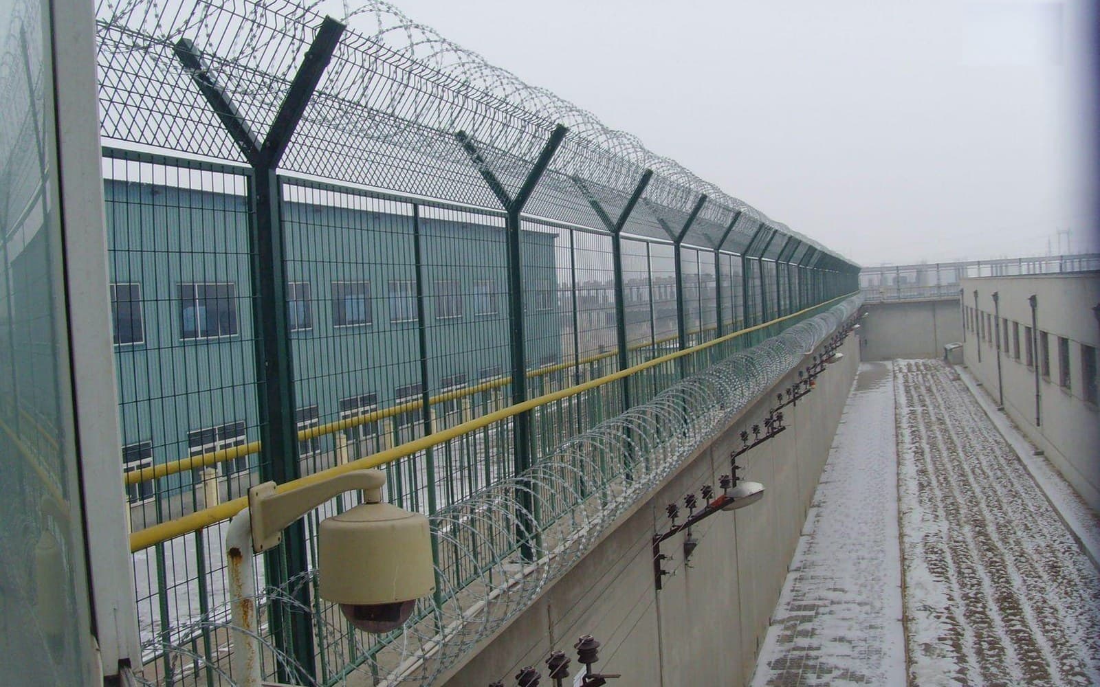 Perimeter fence installed for a project boundary
