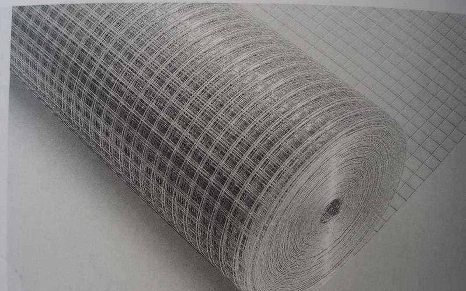 Welded mesh bundle ready for identification