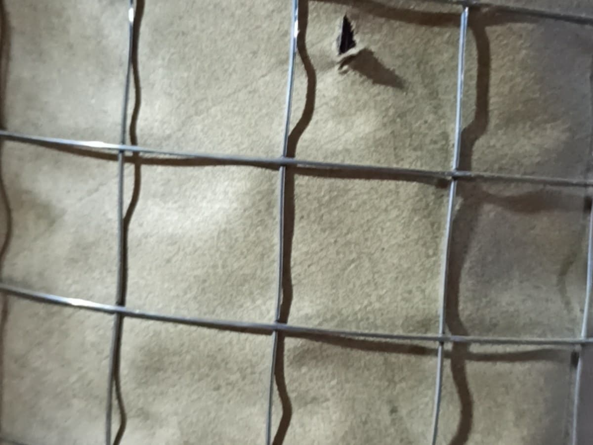 Wire mesh rolls in production