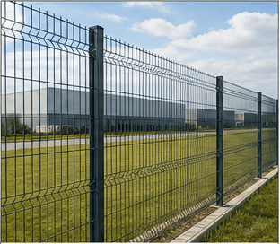 Reinforced welded fence