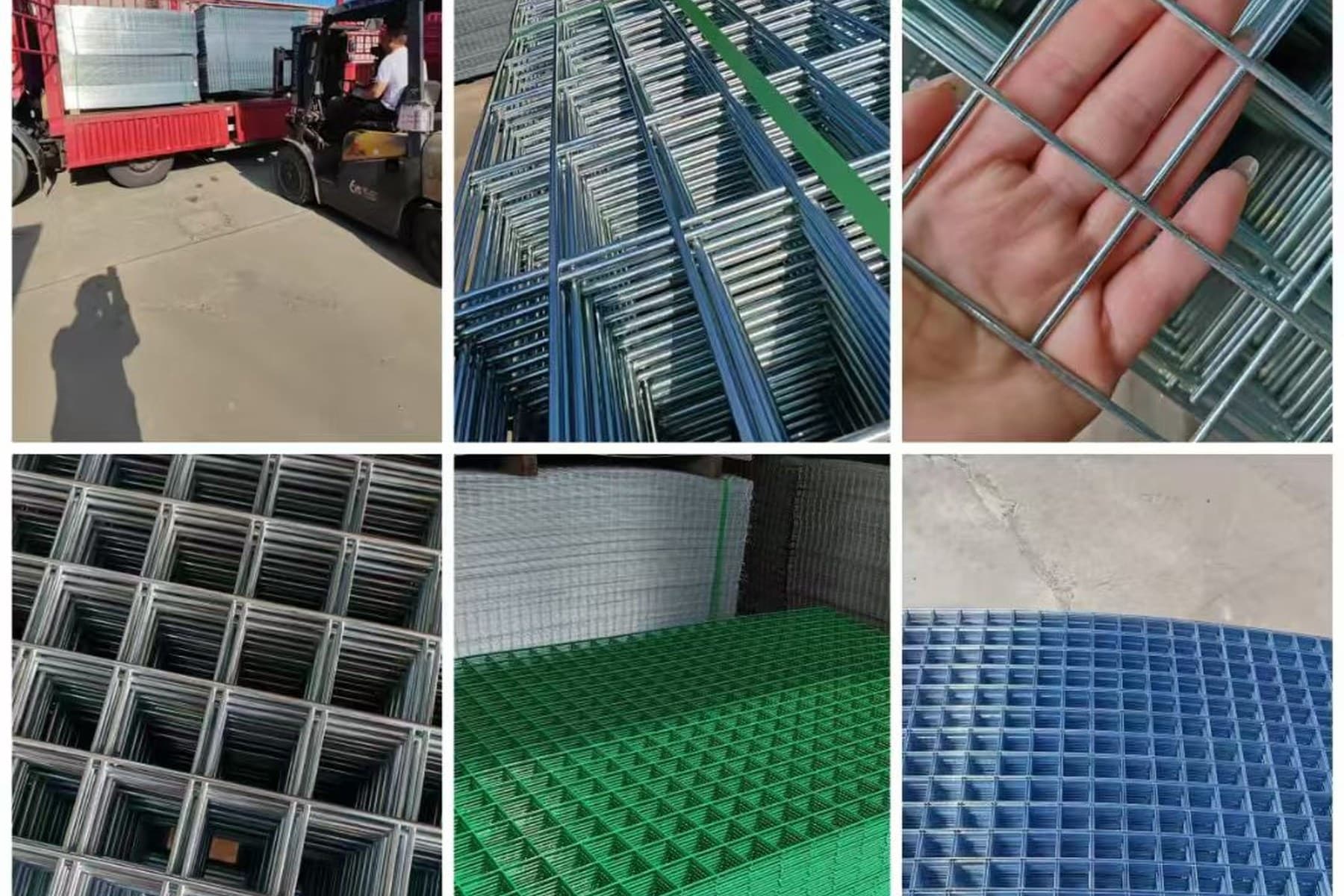 Reference photograph for Fabricated mesh panels for a plant service area