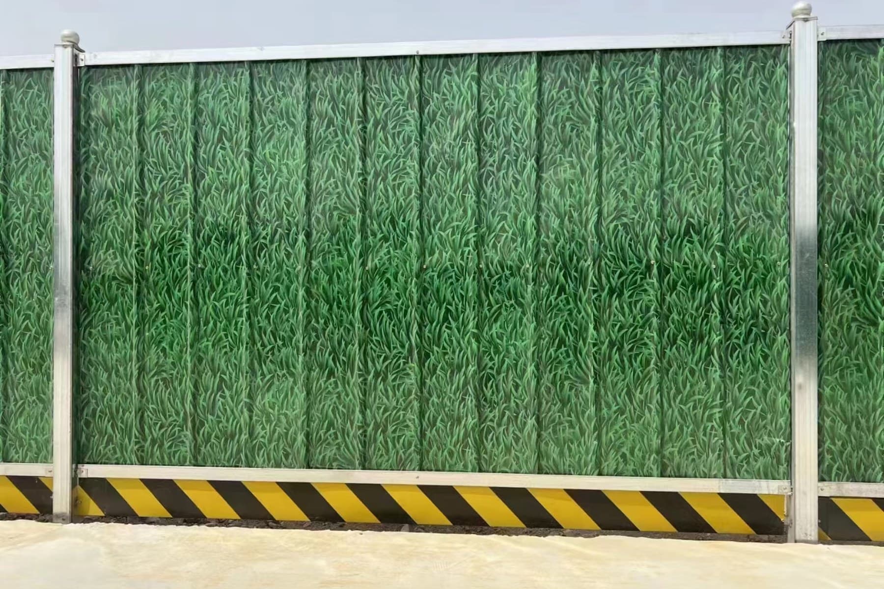 Reference photograph for Temporary construction boundary package