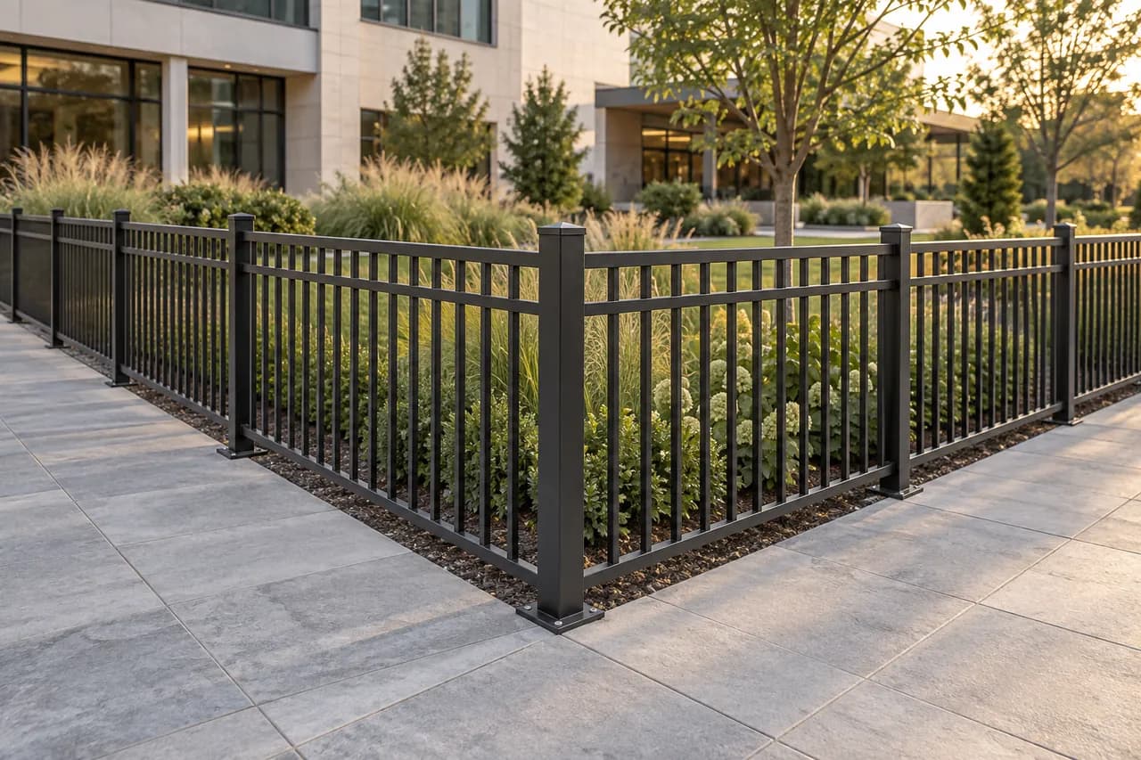 BOHANG reference image for Ornamental Aluminum Fence