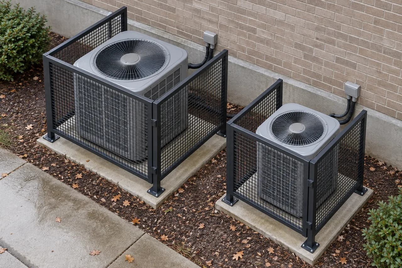 BOHANG reference image for Outdoor AC Unit Security Enclosure
